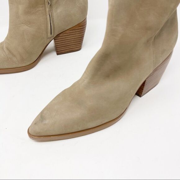 Enzo Angiolini Pointed Toe Leather Ankle Booties Mabbin 7.5 - Picture 4 of 8